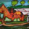 Landscape | Acrylic on Canvas | 31 x 41 cm | Arie Smit©2006